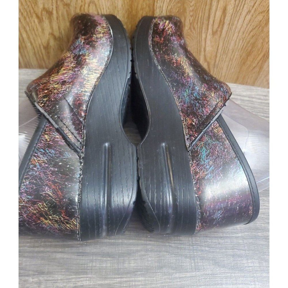 Dansko Professional Colorful Scribble Clogs Women… - image 5